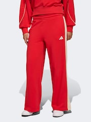 adidas Red Stadium Wide Leg Trousers - Image 1 of 6