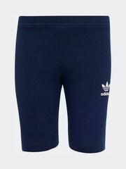 adidas Originals Blue Oversized T-Shirt and Cycling Shorts Little Kids Set - Image 9 of 10