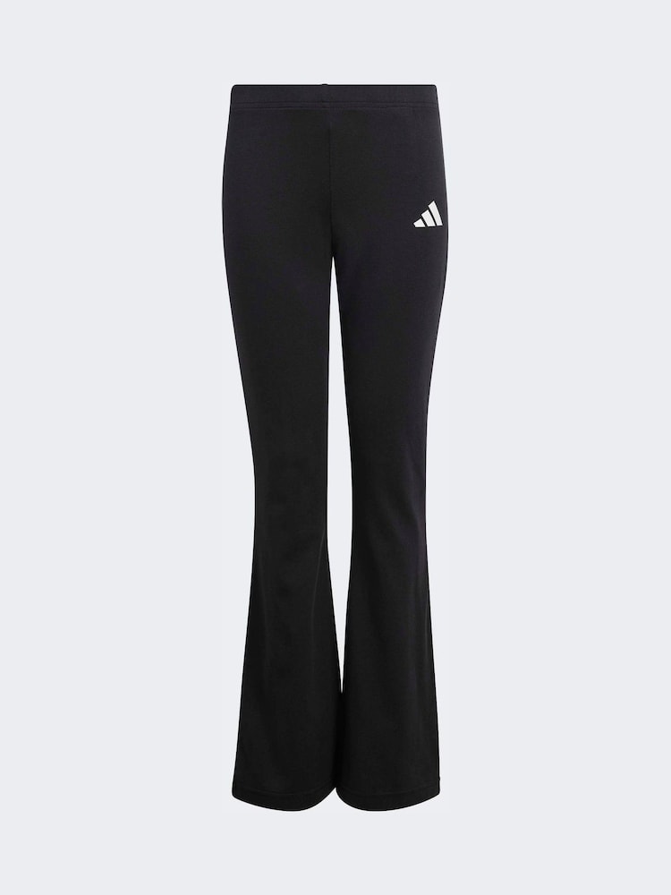 Черный - Расклешенные леггинсы adidas Essentials - Изображение 7 7