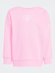 핑크 - Adidas Original Disney 이상한 나라의 앨리스 스웨트셔츠 & 레깅스 아동 세트 - 9의 이미지 9