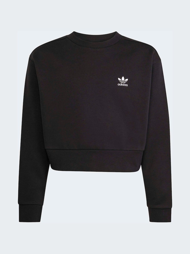 Svart - adidas Originals Boxy Tröja - Bild 6 av 6