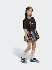 adidas Originals Black Liberty London T-Shirt and Skirt Little Kids Set - Image 1 of 8