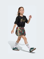 adidas Originals Black Liberty London T-Shirt and Skirt Little Kids Set - Image 3 of 8