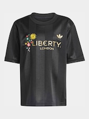 adidas Originals Black Liberty London T-Shirt and Skirt Little Kids Set - Image 7 of 8