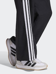 adidas Black 3-Stripes Woven Wide Leg Joggers - Image 4 of 6
