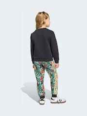 adidas Originals Black Liberty London Sweatshirt and Joggers Little Kids Set - Image 2 of 8