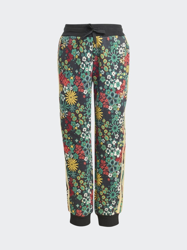 adidas Originals Black Liberty London Sweatshirt and Joggers Little Kids Set - Image 8 of 8