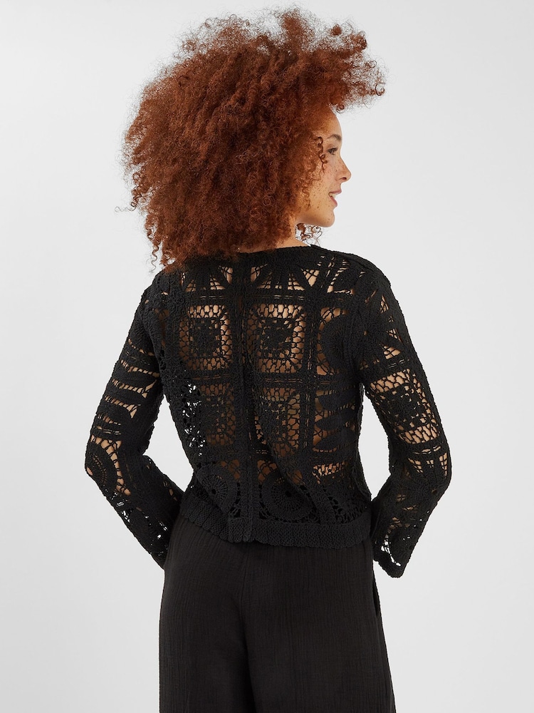 Accessorize Crochet Cardigan - Imagem 2 de 4