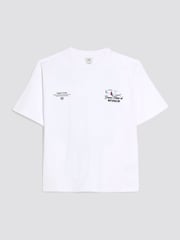 River Island White Boys Printed Resort T-Shirt - Image 2 of 4
