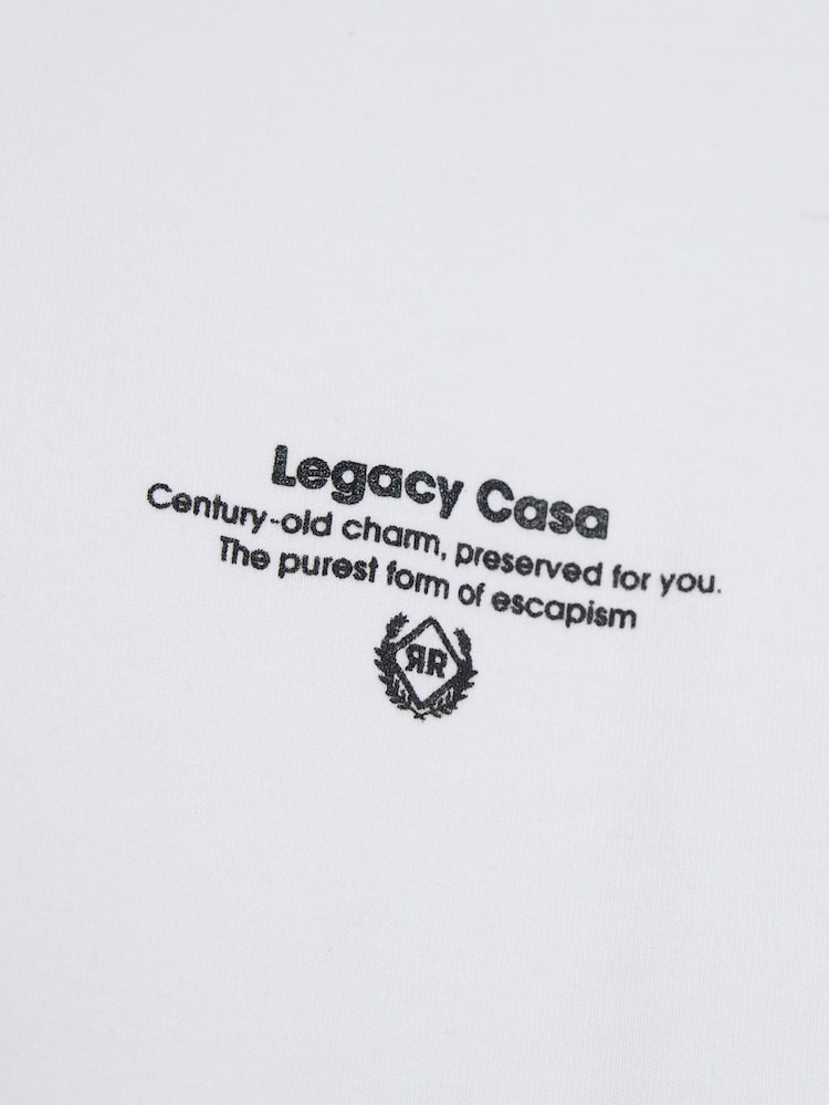 River Island White Boys Printed Resort T-Shirt - Image 4 of 4