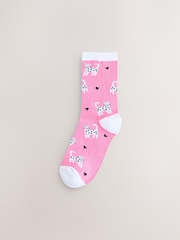 Pink Cats Ankle Socks 4 Pack - Image 5 of 7
