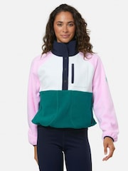 Gym + Coffee Light Pink Snap Polar Fleece - Image 3 of 6
