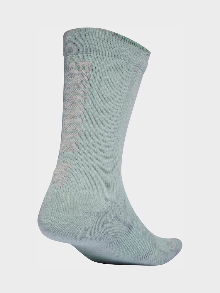 adidas Green RUNxGRAPHIC Socks - Image 2 of 4 adidas Green RUNxGRAPHIC Socks - Image 2 of 4