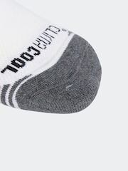 adidas White Performance Cushioned Low Socks 3 Pack - Image 4 of 4