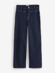 Hush Blue Short Rowan Welt Pocket Flared Jeans - Image 1 of 1