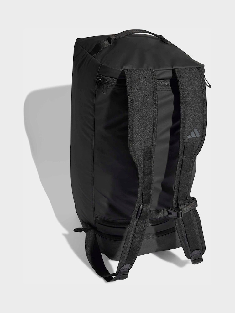 adidas black backpack duffel bag Unisex Team Issue Sports for Men and Women The gym is your happy place adidas Amplifier Backpack