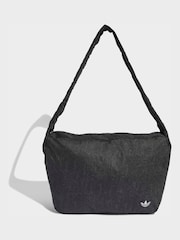 adidas Originals Black Washed Denim Shopper Bag - Image 2 of 6