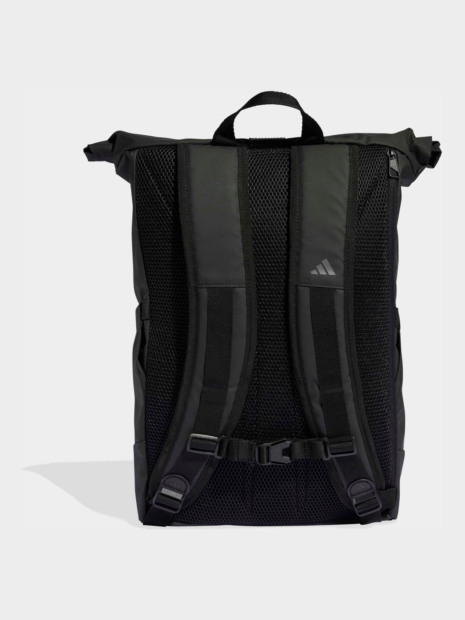 adidas classic flap top shopper backpack Originals Toploader Laptop Compartment, Transparent Perfect for day trips and overnights 4athlts Backpack Adidas Classic Flap