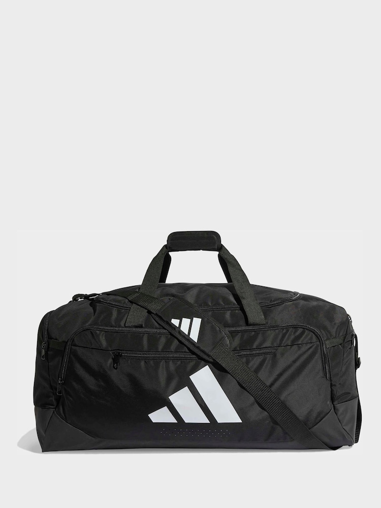 adidas Black Training Defender Large Duffle Bag - Image 1 of 5