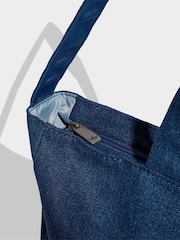 adidas Originals Blue adicolour Denim Shopper Bag - Image 5 of 6