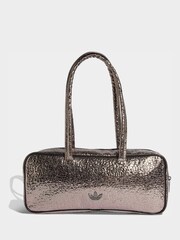 adidas Originals Grey Metallic Elongated Handbag - Image 1 of 5