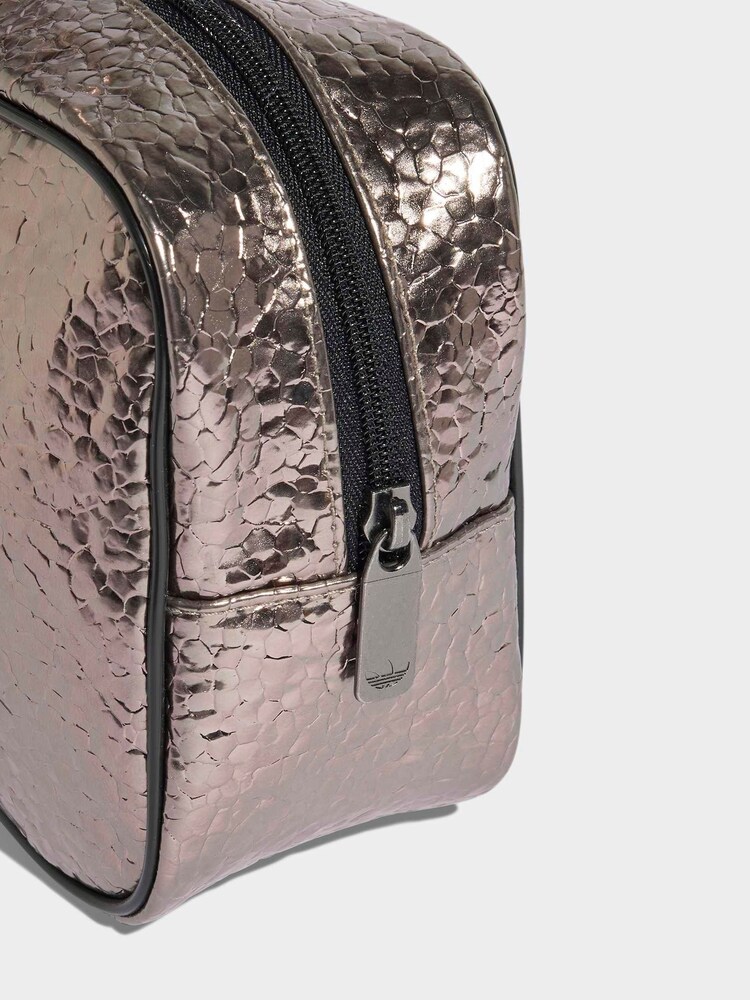 adidas Originals Grey Metallic Elongated Handbag - Image 5 of 5