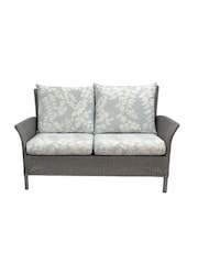 Laura Ashley Grey Wilton Indoor Rattan Sofa - Image 3 of 3