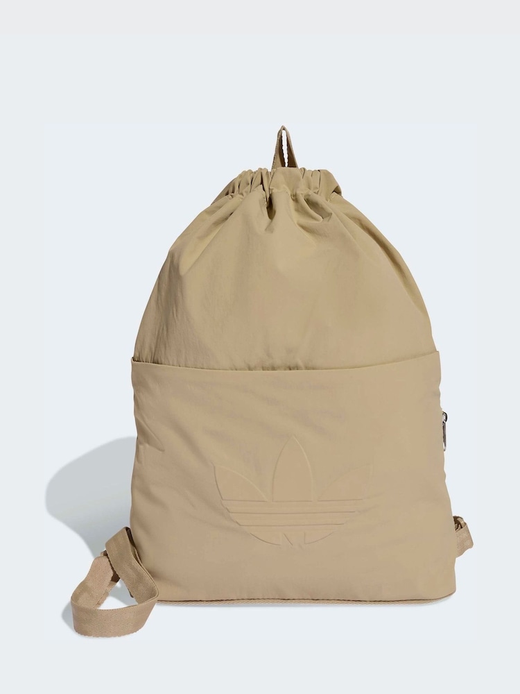 adidas Originals Brown Everyday Icons String Backpack - Image 1 of 4