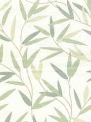 Laura Ashley Willow Leaf Hedgerow Bewley Indoor Rattan Sofa - Image 2 of 2