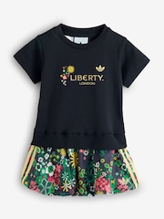 adidas Originals Black Liberty London Infant Dress - Image 1 of 1
