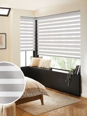Slate Grey Balsa Made to Measure Day and Night Blind - Image 1 of 8