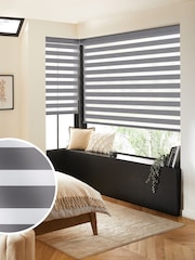 Grey Kite Blackout Made to Measure Day and Night Blind - Image 2 of 8