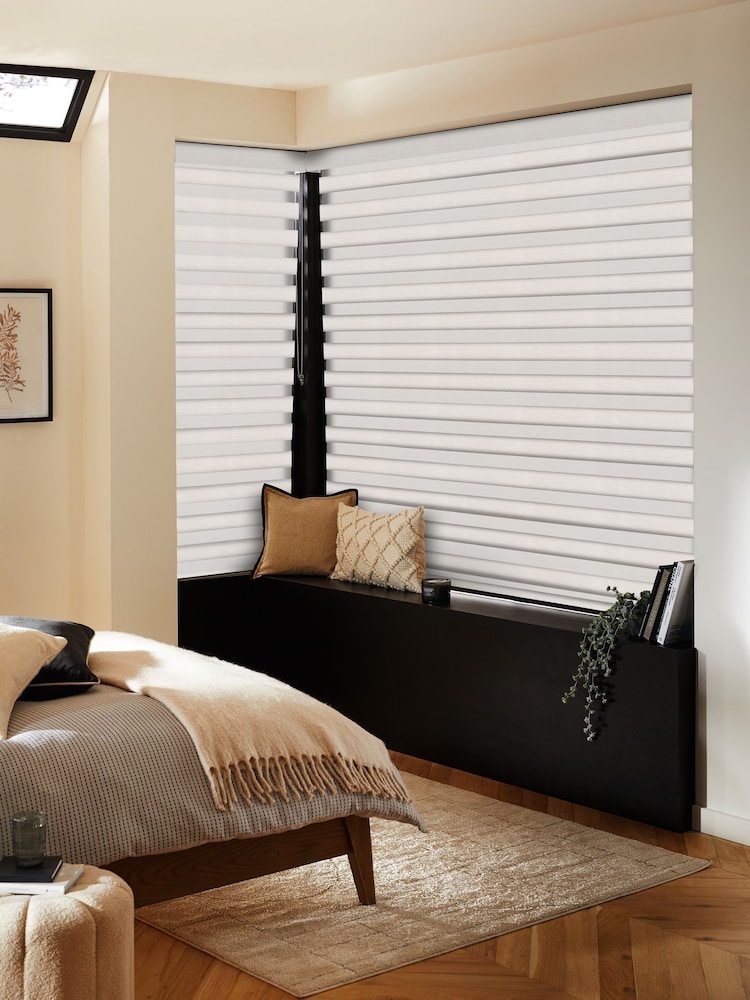 Cream Thar Blackout Made to Measure Day and Night Blind - Image 1 of 8