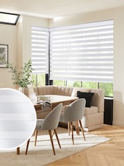 White Parry Made to Measure Day and Night Blind - Image 1 of 8