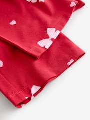 Society 8 Red Matching Family Pretty Bow Print Pyjamas Set - Image 5 of 5
