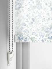 Shabby Chic by Rachel Ashwell® Blue Romantic Rose Sheer Made to Measure Roller Blind - Image 5 of 6
