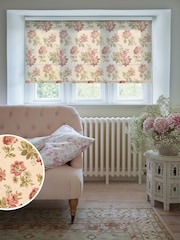 Shabby Chic by Rachel Ashwell® Vintage Pink Eloise Sheer Made to Measure Roller Blind - Image 1 of 4