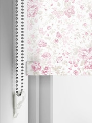 Shabby Chic by Rachel Ashwell® Pink Romantic Rose Sheer Made to Measure Roller Blind - Image 4 of 4
