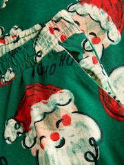 Society 8 Green Matching Family Sketchy Santa Pyjamas Set - Image 5 of 5