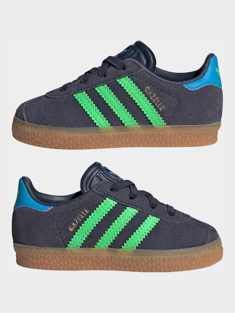 adidas gazelle silver green womens Adidas Originals Gazelle 2 CF Infant  Famous Rock Shop