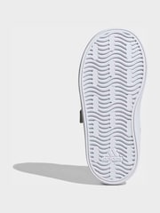 adidas Green VL Court 3.0 Hook and Loop Kids Trainers - Image 7 of 9