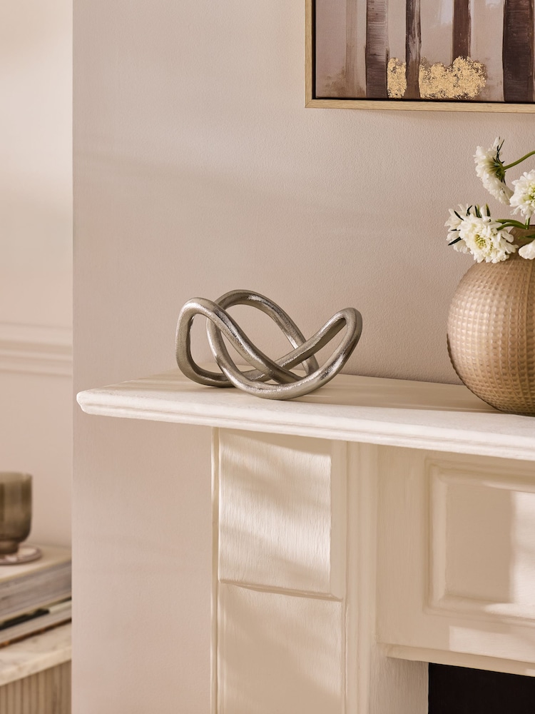 Lipsy Silver Knot Ornament - Image 1 of 3