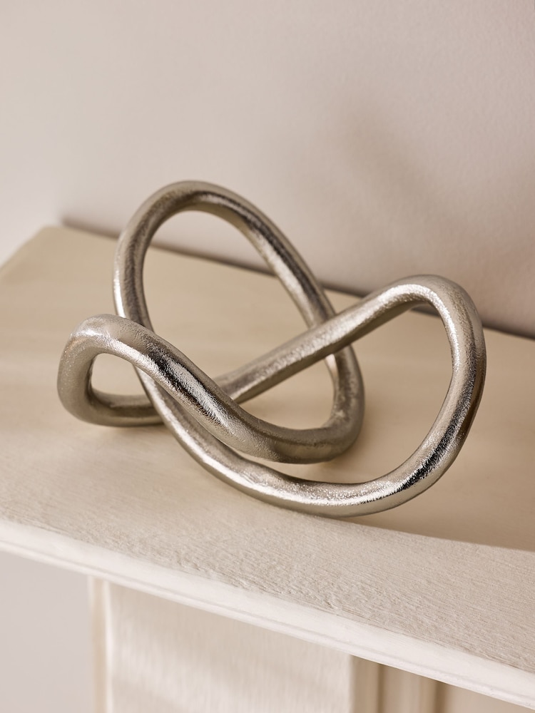 Lipsy Silver Knot Ornament - Image 2 of 3