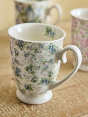 Set of 4 Multi Floral Mugs - Image 3 of 4