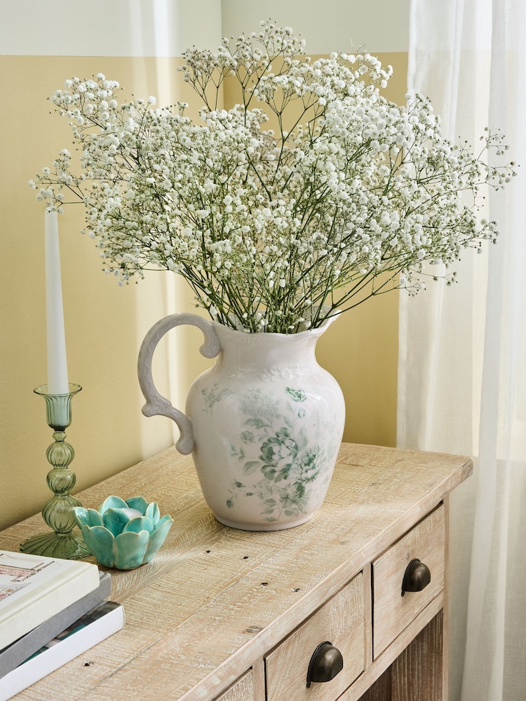 Shabby Chic by Rachel Ashwell® Green Jug Vase - Image 1 of 5
