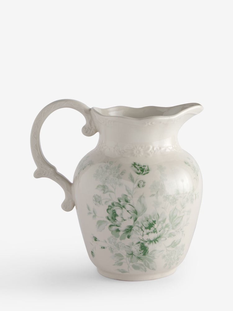 Shabby Chic by Rachel Ashwell® Green Jug Vase - Image 5 of 5