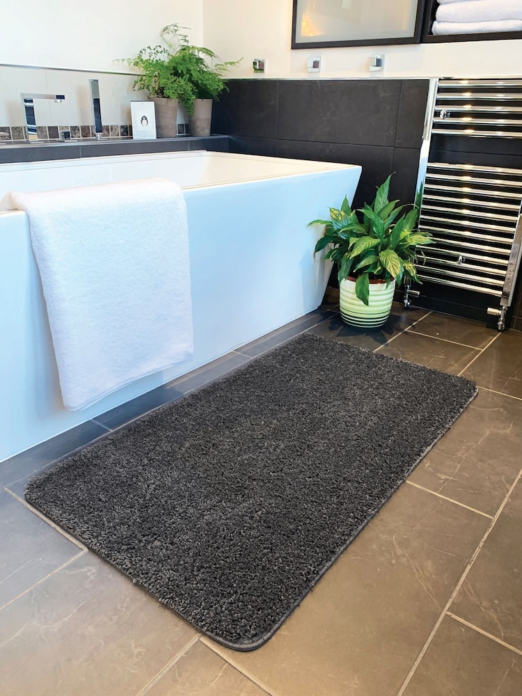 My Rug Charcoal Shaggy Bathmat - Image 1 of 3