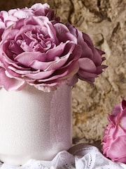 Shabby Chic by Rachel Ashwell® Pink Aritificial Peonies in Crackle Vase - Image 2 of 3
