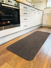 My Mat Clove Brown Soft Washable Runner - Image 1 of 3