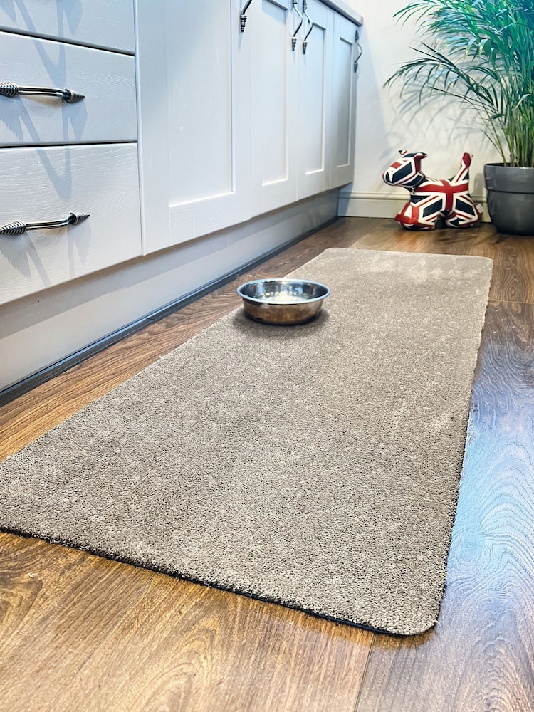 Howler & Scratch Ghost Grey Soft Washable Pet Runner - Image 1 of 2 Howler & Scratch Ghost Grey Soft Washable Pet Runner - Image 1 of 2